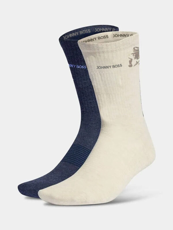 2 Pairs - Mid Calf Socks Cotton